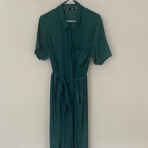 Teal BDG Urban Outfitters Boiler Style Jumpsuit